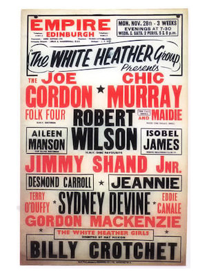 White Heather Group theatre poster