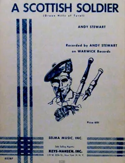 A Scottish Soldier Sheet Music (USA)