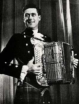 Jimmy Blue with his Button Accordion