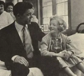 Andy visits Marilyn Fields in the 1960's at Mearnskirk Hospital in Glasgow